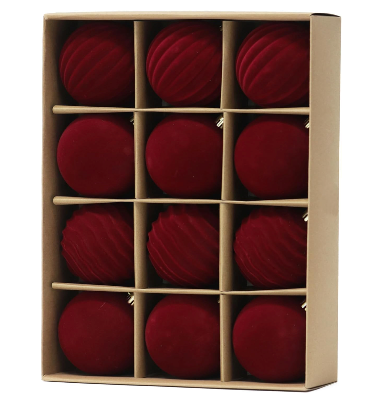 Larger Burgundy Ornaments